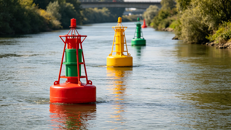 浙创塑料滚塑浮标助力浙江内河航道升级，打造耐腐蚀免维护警示标杆