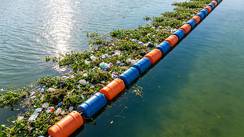 突破大尺寸滚塑瓶颈，浙创塑料推出超大型拦污浮筒助力湖泊生态疏浚
